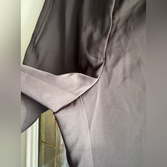 Quince Stretch Crepe Paperbag Pants in black size 8 - Picture 16 of 16